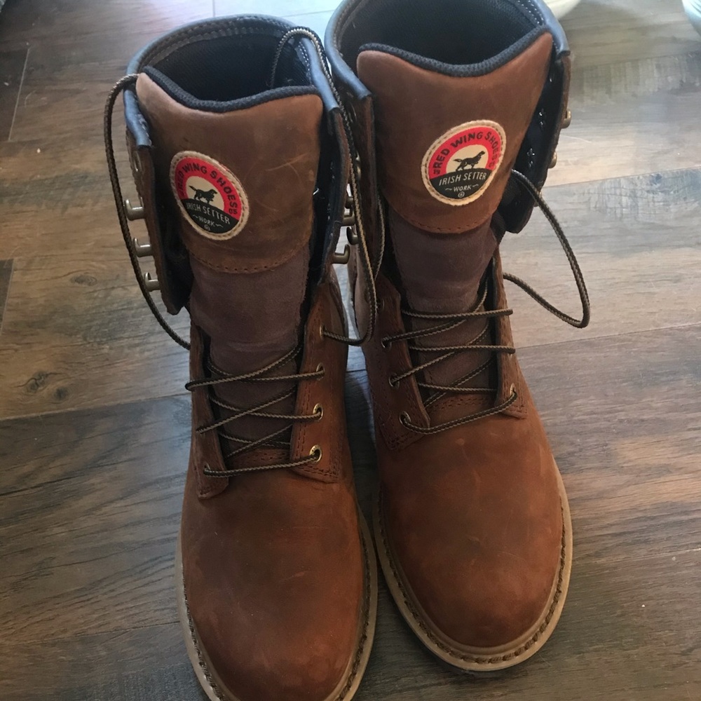 Irish Setter Red Wing Women Boot 7.5 Steel Toe